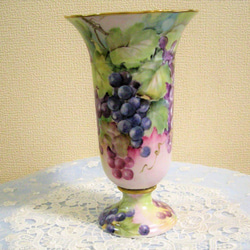 ♡hand painting vase (花瓶)高さ２５㎝ 2枚目の画像