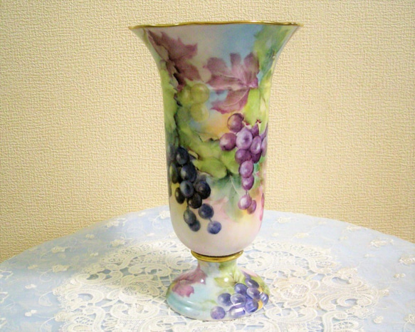 ♡hand painting vase (花瓶)高さ２５㎝ 3枚目の画像