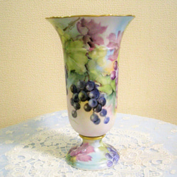 ♡hand painting vase (花瓶)高さ２５㎝ 4枚目の画像