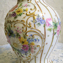 ♥hand painted  vase (飾り壺） 6枚目の画像