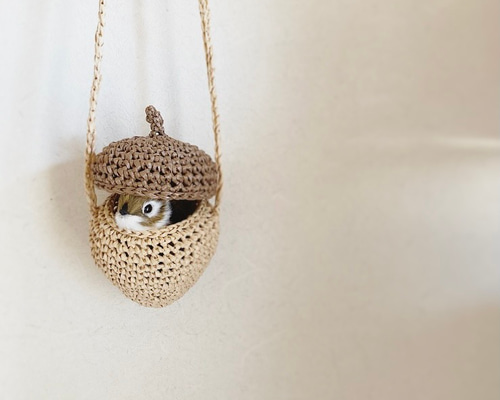 オーダー受付中＊麦わらどんぐりポシェット 雑貨・その他 kuusi 通販