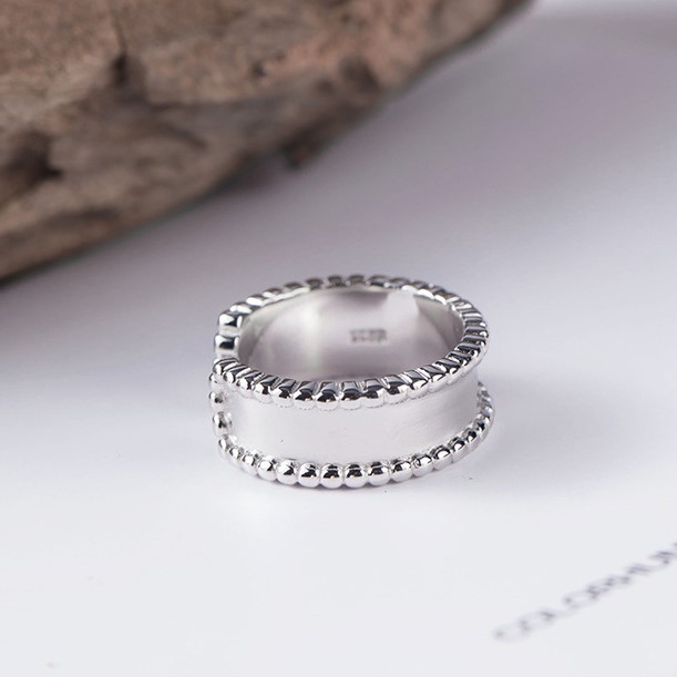 ＜受注制作＞ミルのリング　玉　鏡面　SILVER　0450