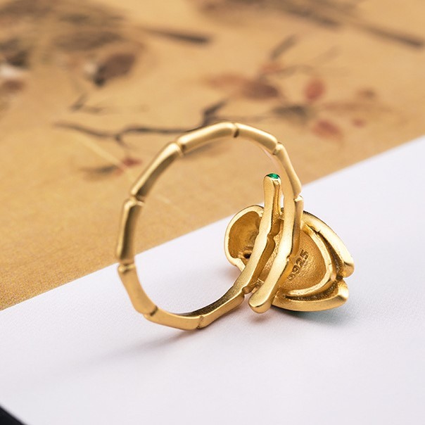 <受注制作>蝉のリング せみ シルバー 夏 R059 <受注制作>蝉のリング せみ シルバー 夏 R059