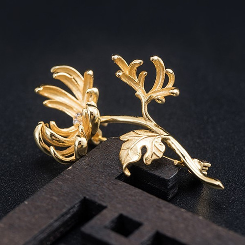 【希少✨廃盤品】  花束デザイン ブローチ シルバー 多色 多色 ブローチ  花束デザイン シルバー 【希少✨廃盤品】