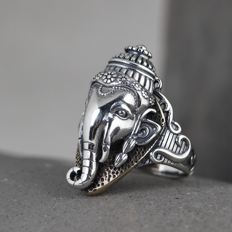 ＜受注制作＞象のリング　ぞう　シルバー　R022