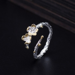 受注制作＞梅の花のリング うめ はな シルバー R075 指輪・リング Vary