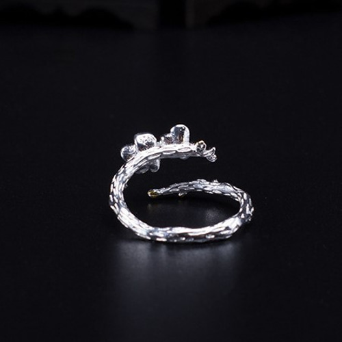 受注制作＞梅の花のリング うめ はな シルバー R075 指輪・リング Vary