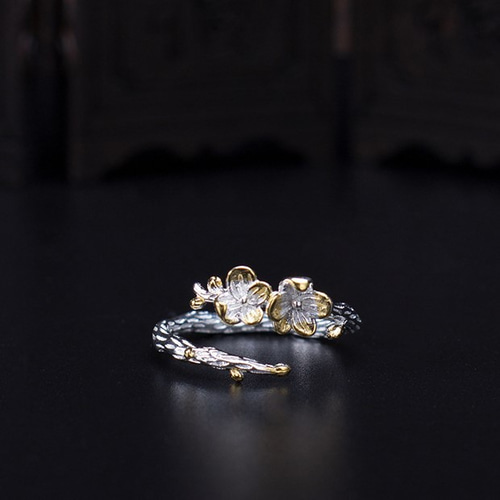 受注制作＞梅の花のリング うめ はな シルバー R075 指輪・リング Vary