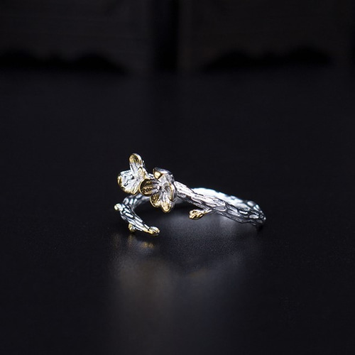 受注制作＞梅の花のリング うめ はな シルバー R075 指輪・リング Vary