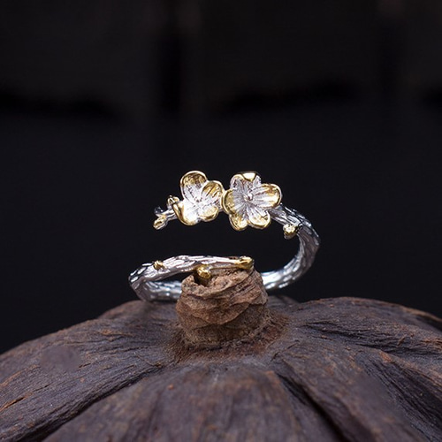 受注制作＞梅の花のリング うめ はな シルバー R075 指輪・リング Vary