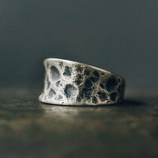 ＜受注制作＞リング　凹凸　メンズ　レディス　シルバー　R093