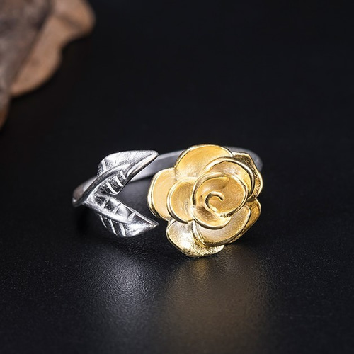 受注制作＞薔薇のリング ばら プレゼント 自分にご褒美 R078 指輪  