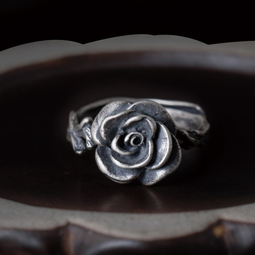 受注制作＞薔薇のリング ばら シルバー R131 指輪・リング Vary 通販  