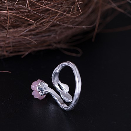 <受注制作>桜のリング さくら シルバー シェル パール R134 <受注制作>桜のリング さくら シルバー シェル パール R134