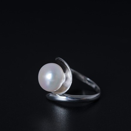 ＜受注制作＞パールのリング　シルバー　パール　R135