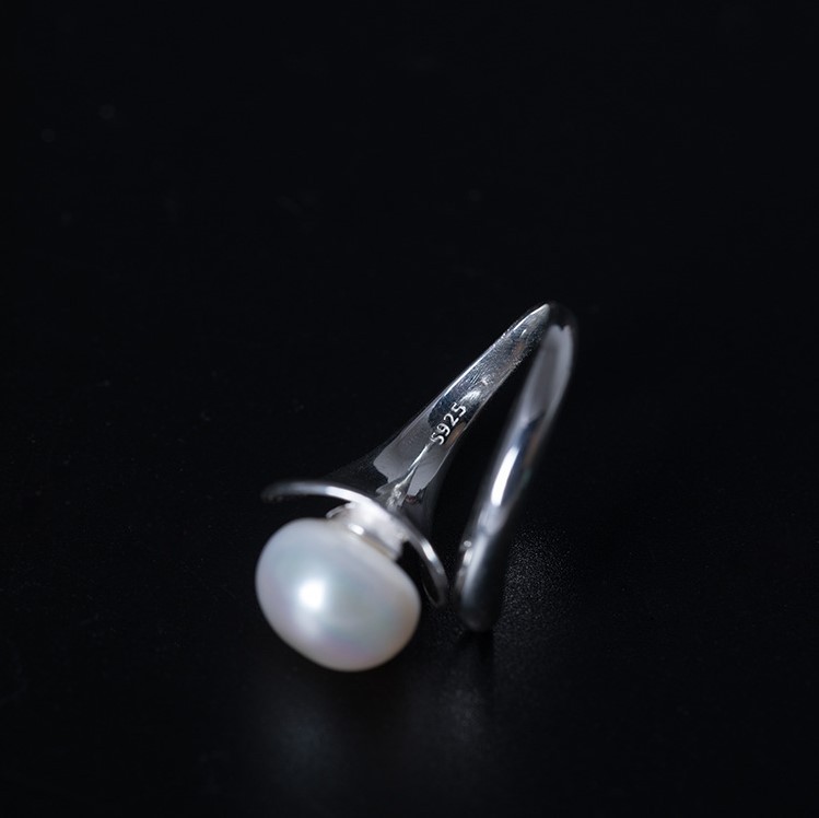 ＜受注制作＞パールのリング　シルバー　パール　R135