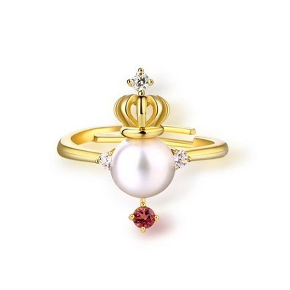 【信頼】 受注制作＞パールのリング トルマリン 指輪・リング 0531 SILVER アクセサリー