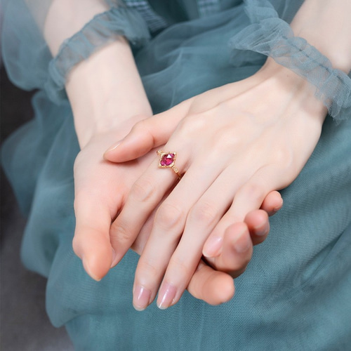 受注制作＞ルビーのリング プレゼント 自分にご褒美 0571 指輪・リング  