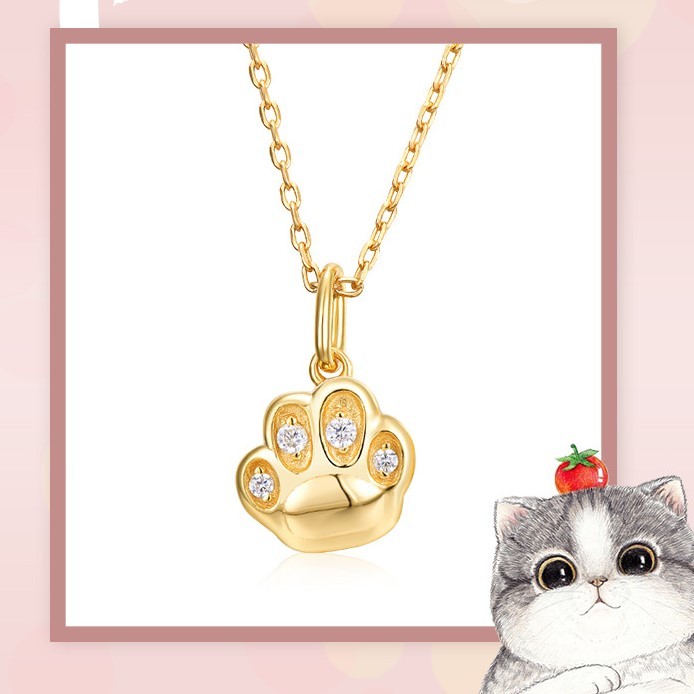 ＜受注制作＞肉球のピアス　猫　ねこ　ギフト　自分にご褒美　0587