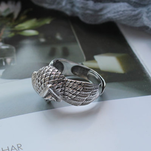 ＜受注制作＞ふくろうのリング　梟　フクロウ　0096 受注制作＞ふくろうのリング 梟 フクロウ 0096 指輪・リング