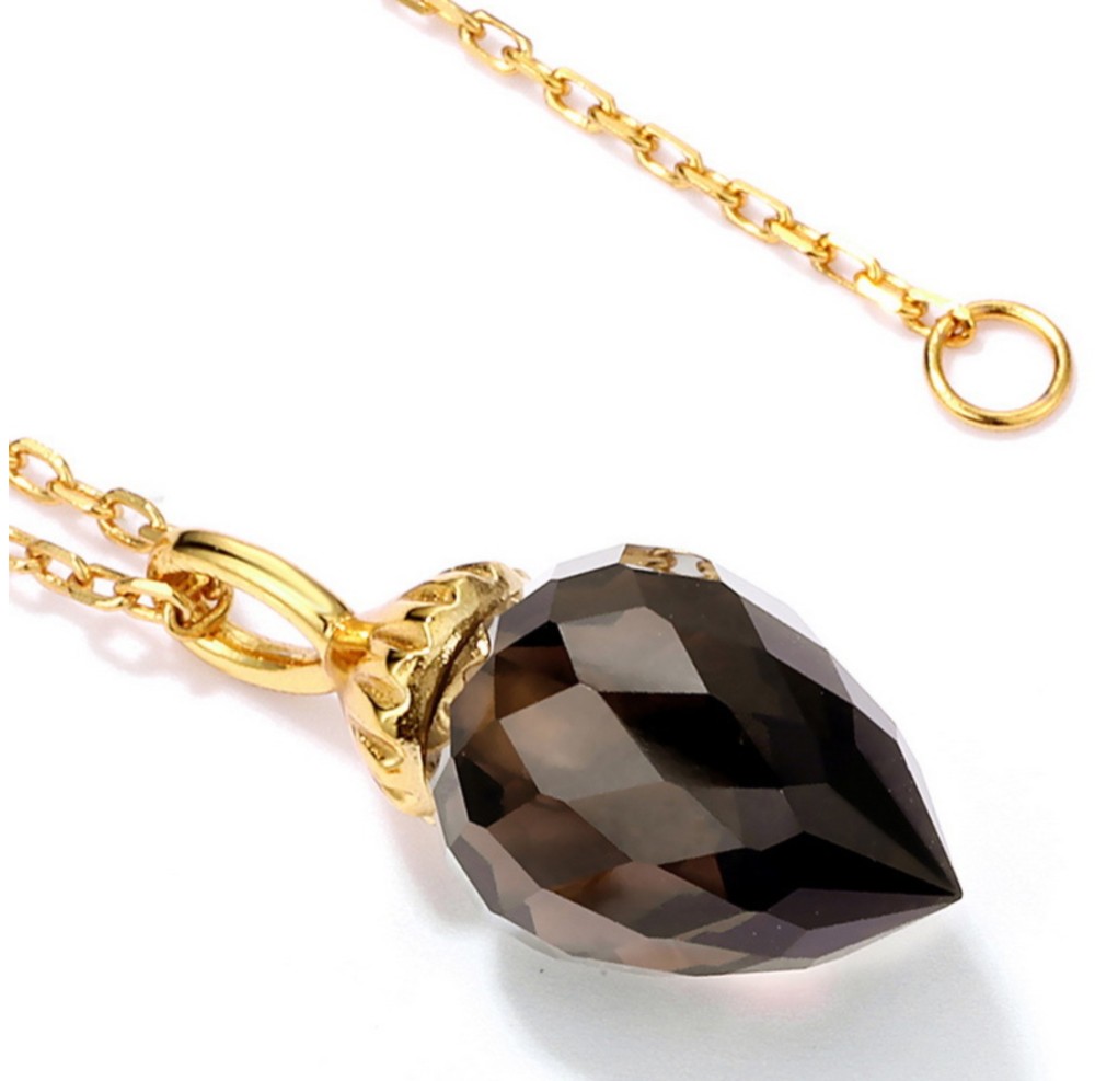 ＜受注制作＞スモーキークォーツのペンダント　シルバー925　スモーキークォーツ 0149