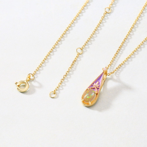 ＜受注制作＞オパールのペンダント　SILVER　0498 受注制作＞オパールのペンダント SILVER 0498 ネックレス