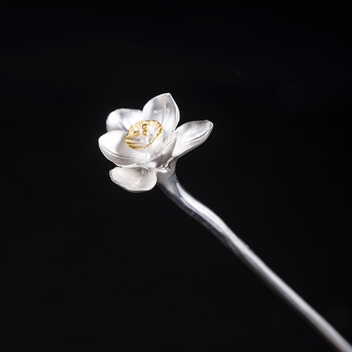 スイセンの花のかんざし 水仙 シルバー K007 かんざし Vary 通販