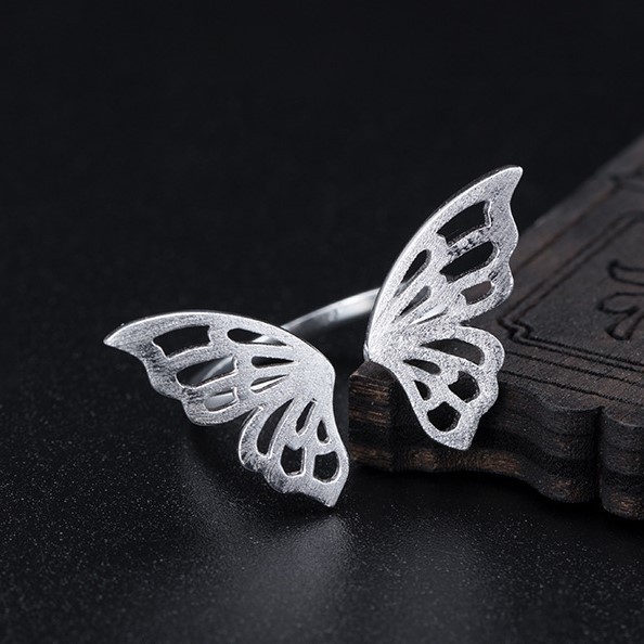 ＜受注制作＞蝶々のリング　SILVER　0422