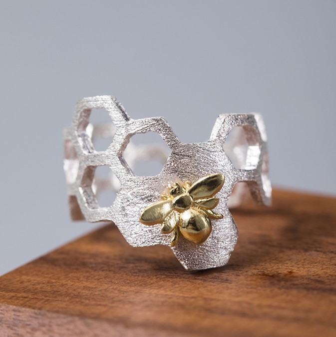 ＜受注制作＞蜂のリング　SILVER　0426