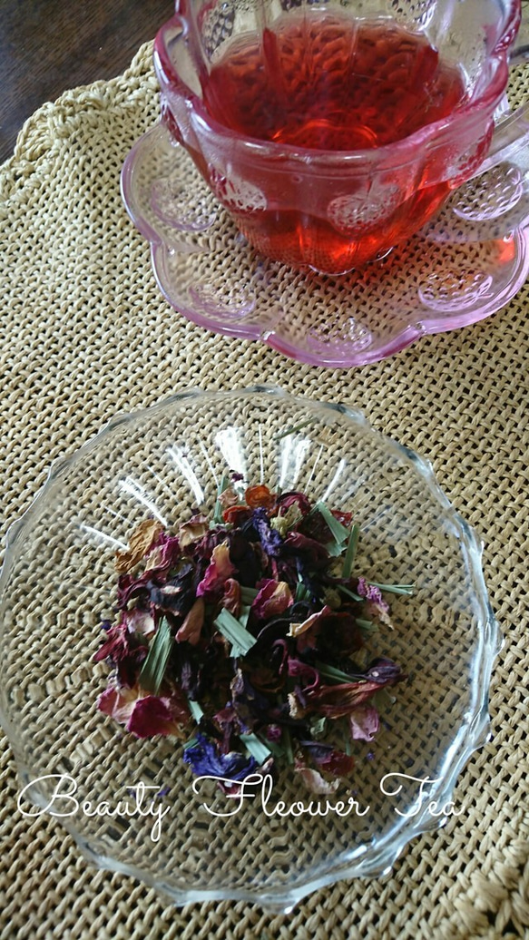 美肌効果・紫外線防止に「Beauty Flower tea」Sサイズ 2枚目の画像