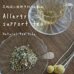 季節代わりや花粉症に「Allergy support tea」Sサイズ 2枚目の画像