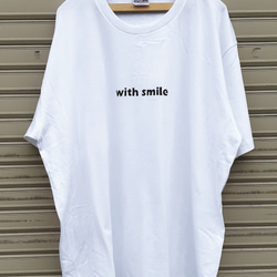 ビッグシルエットTシャツ☆with smile☆ 1枚目の画像