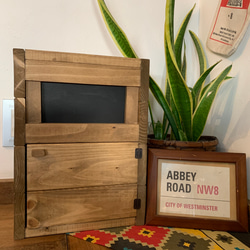 ウッド ダストボックス 700×400 内ゴミ箱付45ℓ ゴミ箱 木目 レトロ