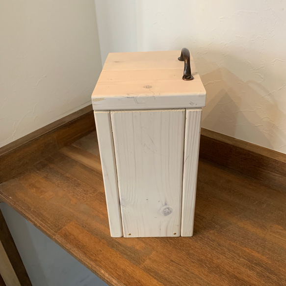 ミニダストボックス ミニトラッシュボックス 木製ゴミ箱 ナチュラル 5枚目の画像
