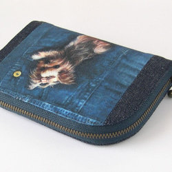 わんわんラウンドミニ財布（ヨーキー） 2枚目の画像