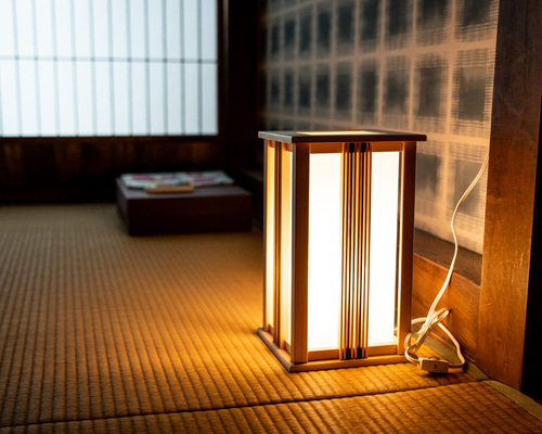 和室調度 木製 灯籠 ランプ 未使用(ZE372) 0_1c40fa95fd2de126962746c95153