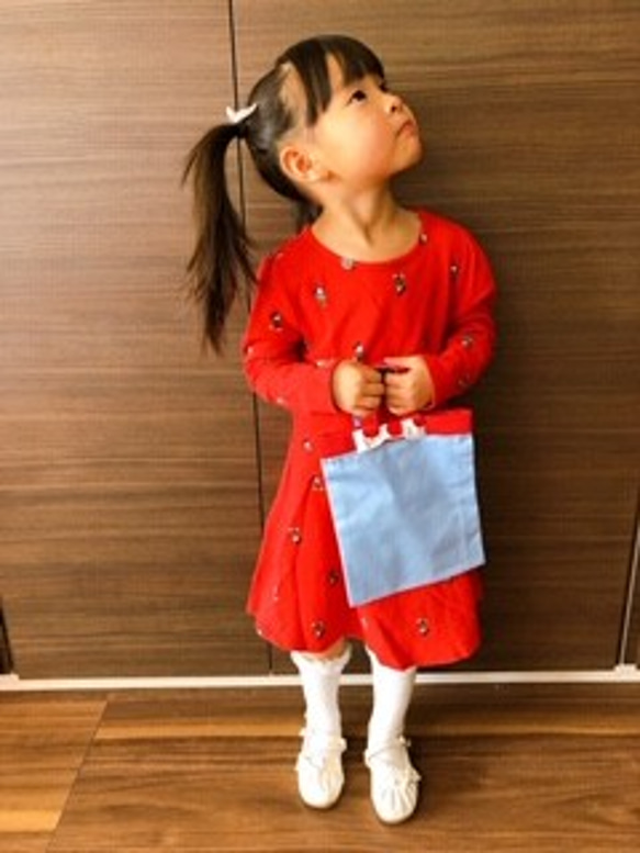 シューズケース  LOVEＭe 女の子 入園式 入学準備 入園準備  手提げバッグ 絵本ブック ライン 2枚目の画像