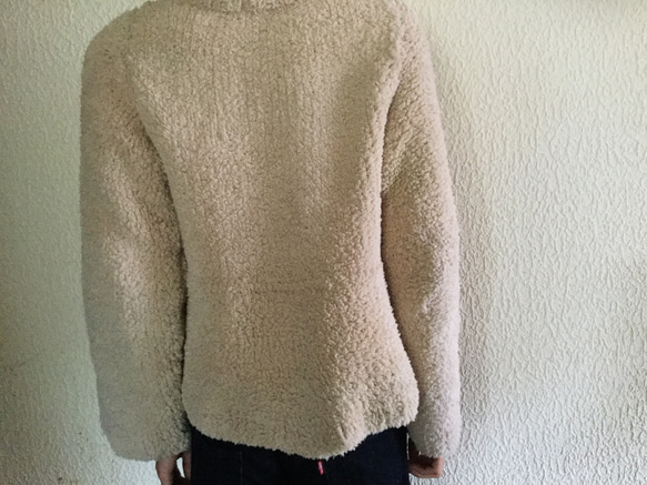 手編みのセーターコロッケセーター 2枚目の画像