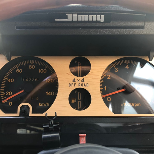 送料無料】ジムニーJA11取付専用 木目調カラー メーターパネル