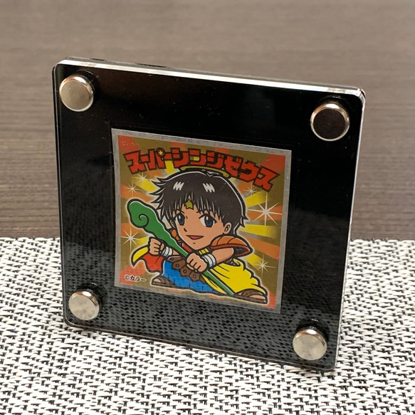 ビックリマンチョコ用・黒枠フレーム アクリル スクリューダウン