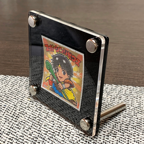ビックリマンチョコ用・黒枠フレーム アクリル スクリューダウン