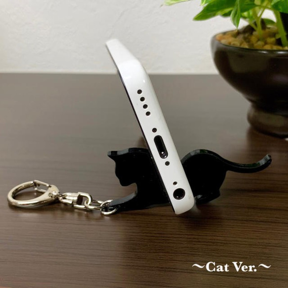 【アクリル使用】送料無料 Phone Stand (Cat Ver.) 3枚目の画像