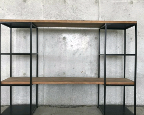 アイアン３段シェルフ　重くてゴツい男前インテリア　棚板無しは¥7900 DIY】 Make 3 step Iron shelf with 3,000 yen! - YouTube