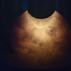 お月様パーム～天然ワックス～グラデーションのパームキャンドル 5枚目の画像