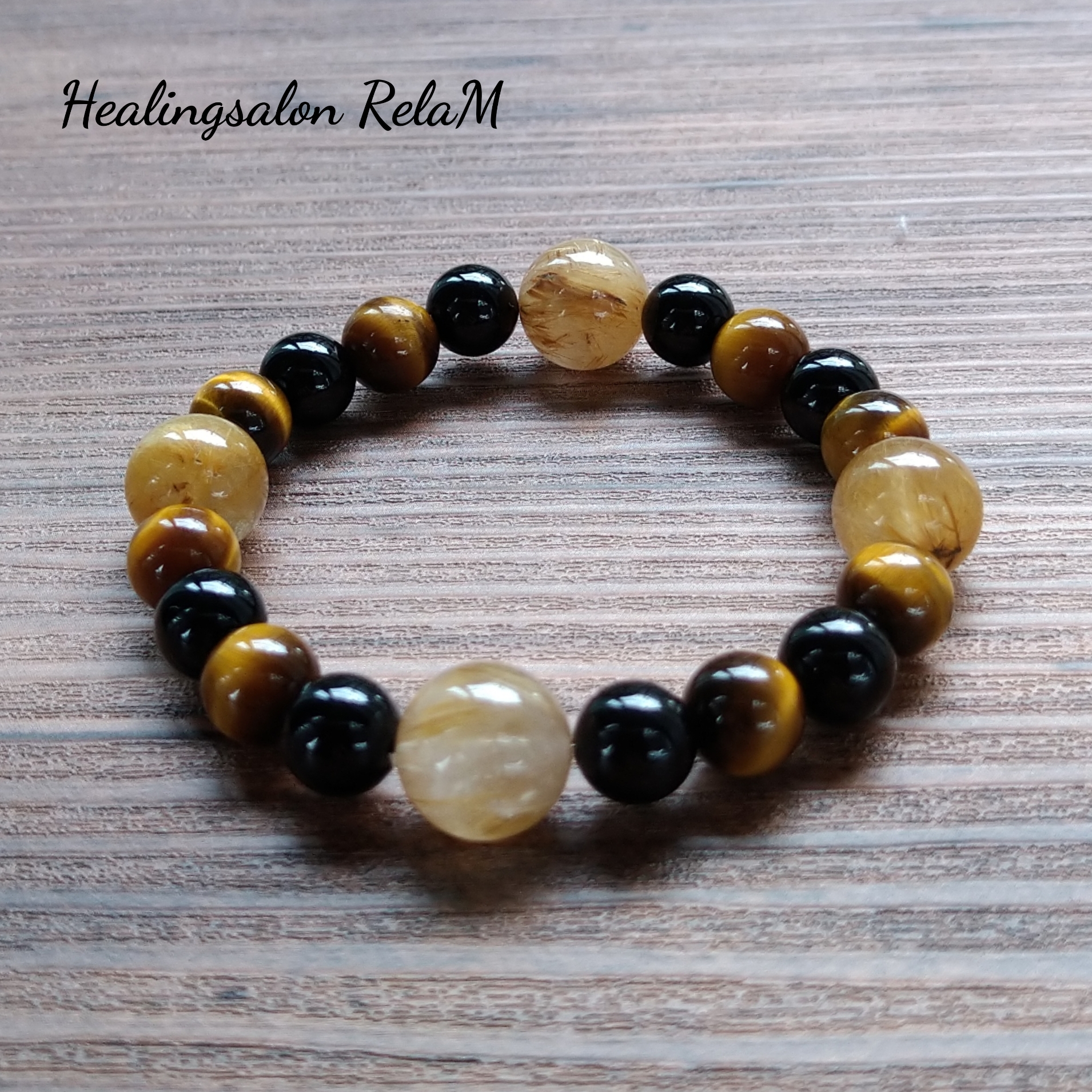 【お金アップ　仕事】龍神エネルギーとあなたの願いを込めて手作り致します♥パワー天然石ブレスレット