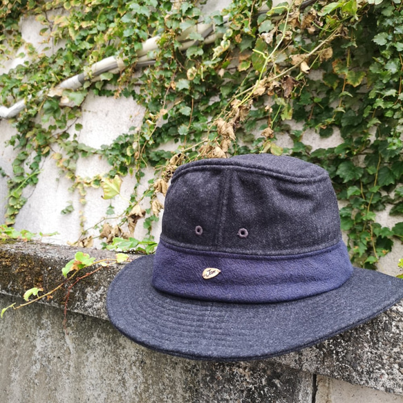 ＜Creema限定☆送料無料＞『workaholic』Black+Navy/大人カジュアルなコーディネートに☆ 9枚目の画像