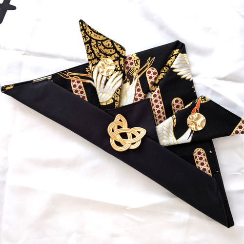 ベビー袴＆かぶれる兜3ヶ月〜鶴✕ベージュ