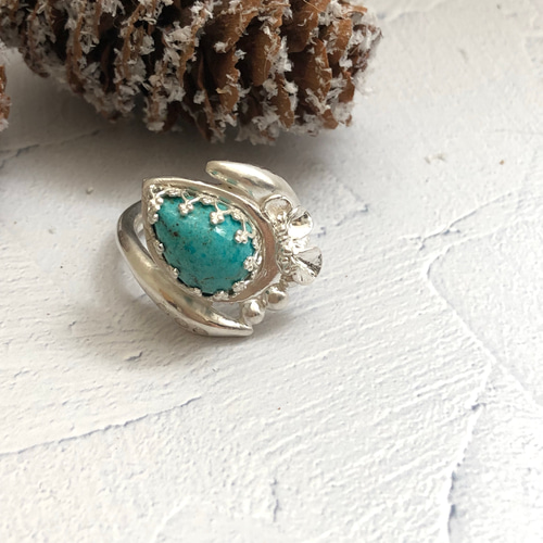 純銀 シルバーリング 天然石 ターコイズ 指輪・リング k's
