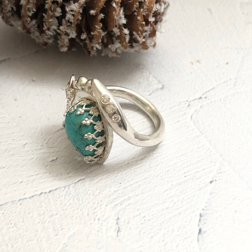 純銀 シルバーリング 天然石 ターコイズ 指輪・リング k's garden 通販