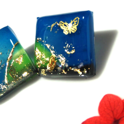 　青い和みの蝶 6枚目の画像